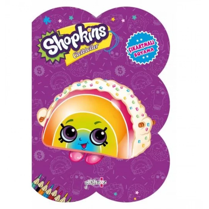 SHOPKİNS ÇIKARTMALI BOYAMA MOR - YAKAMOZ