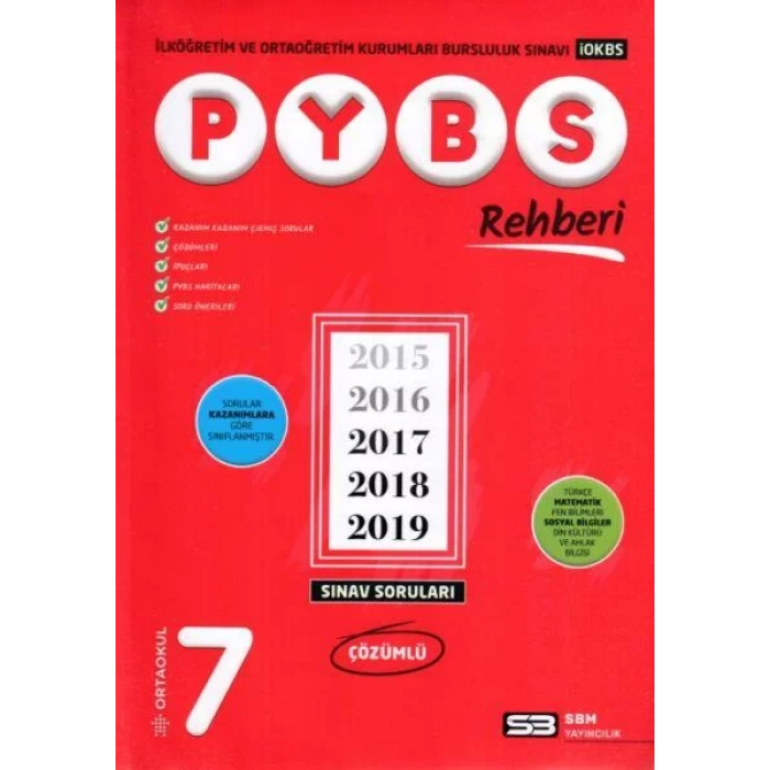 SBM 7.SINIF ÇÖZÜMLÜ SINAV SORULARI PYBS REHBERİ