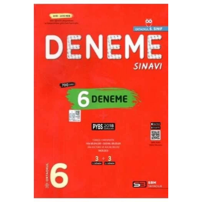 SBM 6.SINIF DENEME (6 DENEME)