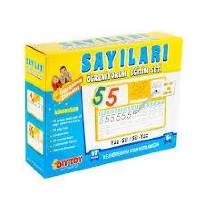 SAYILARI ÖĞRENİYORUM EĞİTİM SETİ - DIYTOY