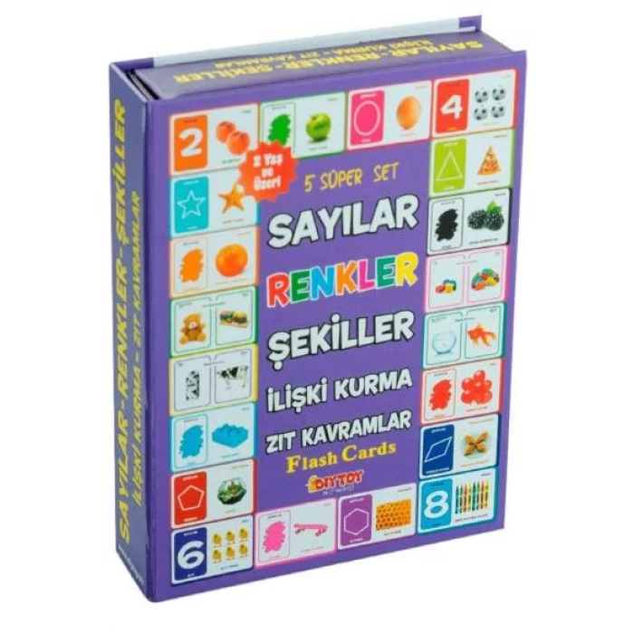 SAYILAR RENKLER ŞEKİLLER İLİŞKİ KURMA ZIT KAVRAM