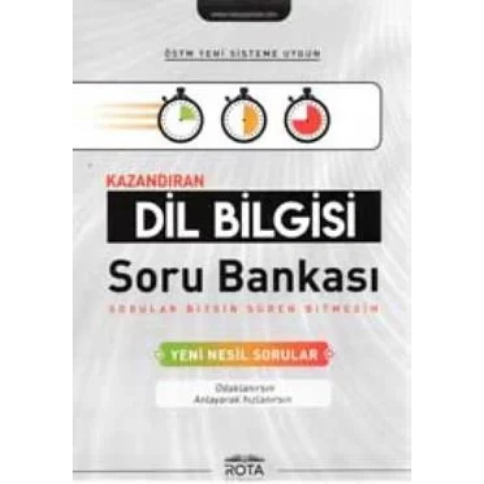 ROTA TYT DİL BİLGİSİ SORU BANKASI