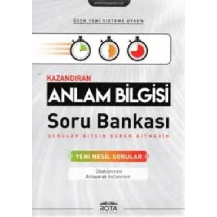 ROTA TYT ANLAM BİLGİSİ SORU BANKASI