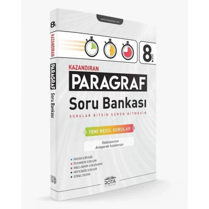 ROTA 8.SINIF PARAGRAF SORU BANKASI