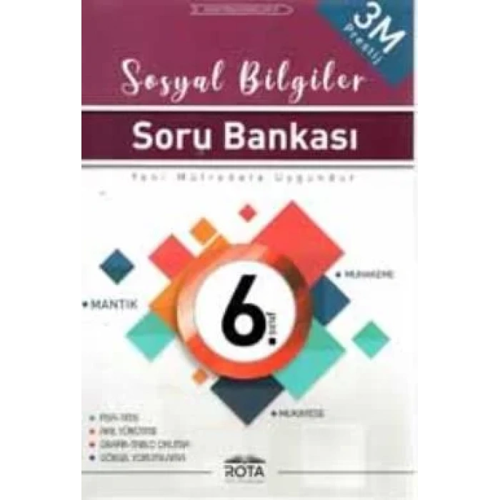 ROTA 6.SINIF SOSYAL BİLGİLER SORU BANKASI