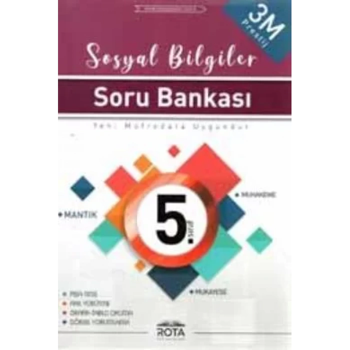 ROTA 5.SINIF SOSYAL BİLGİLER SORU BANKASI