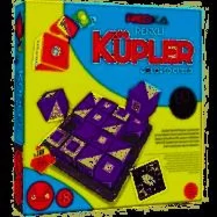 RENKLİ KÜPLER 77 OYUN KARTI - REDKA