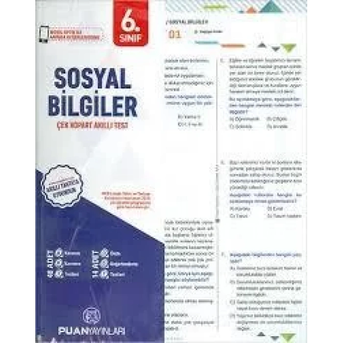 PUAN 6.SINIF SOSYAL YAPRAK TEST