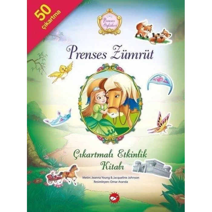 PRENSES ZÜMRÜT ÇIKARTMALI ETKİNLİK KİTABI -