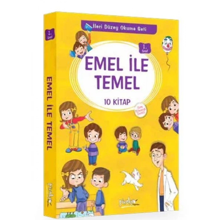 PİNOKYO EMEL İLE TEMEL 1.SINIF (10 KİTAP)