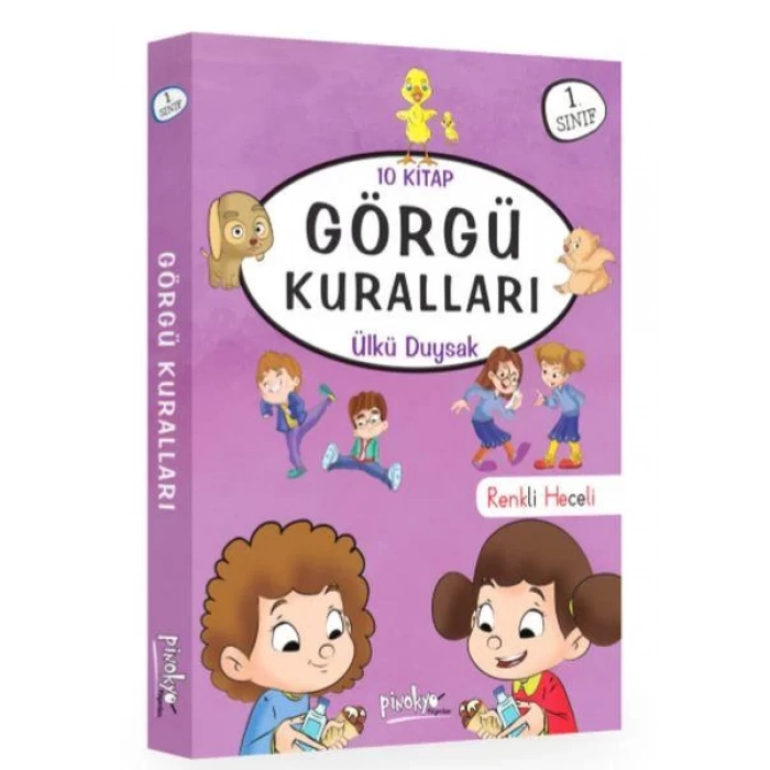 PİNOKYO 1.SINIF GÖRGÜ KURALLARI (10 KİTAP)