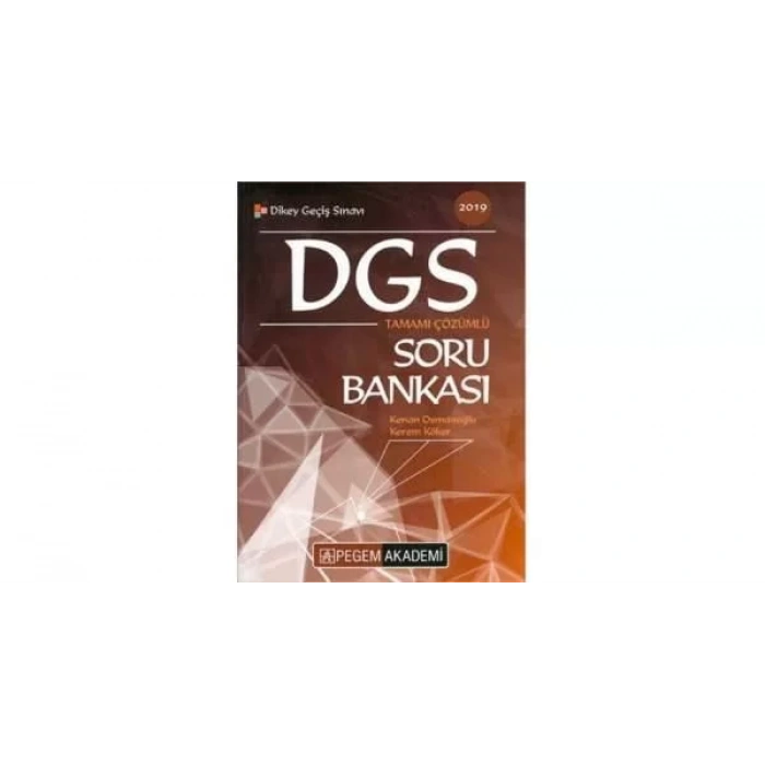 PEGEM DGS SORU BANKASI 2019