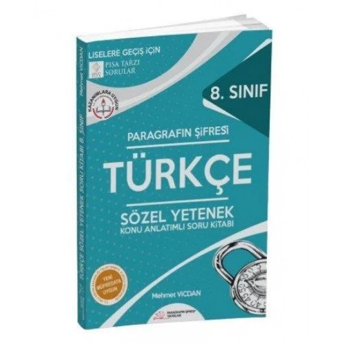 PARAGRAFIN ŞİFRESİ 8.SINIF TÜRKÇE SÖZEL YETENEK