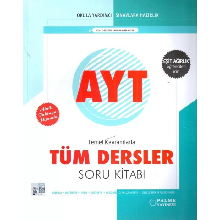 PALME AYT TÜM DERSLER EŞİT AĞIRLIK