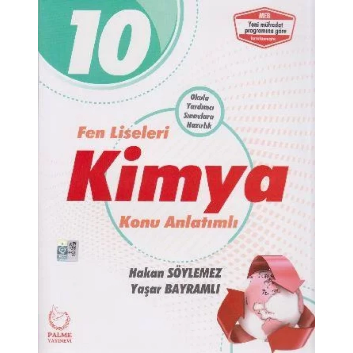 PALME 10.SINIF KİMYA KONU ANLATIMLI (FEN LİSELERİ)