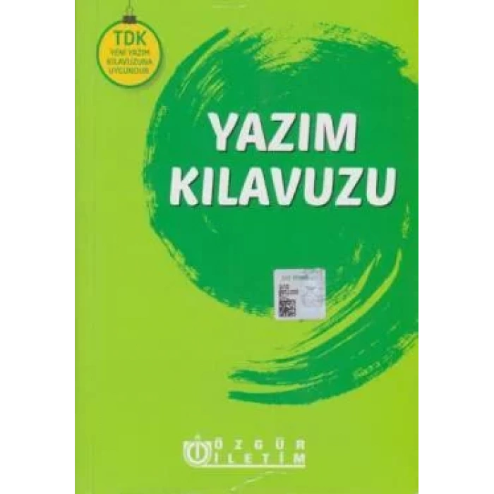 ÖZGÜR İLETİM YAZIM KLAVUZU KARTON KAP (TDK UYUMLU)