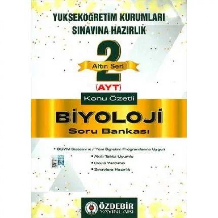 ÖZDEBİR AYT BİYOLOJİ KONU ÖZETLİ SORU BANKASI