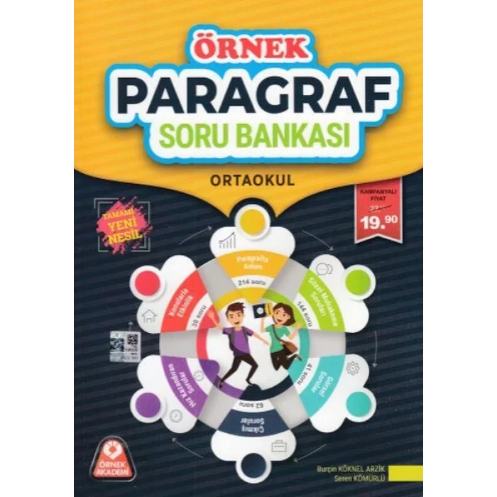 ÖRNEK AKADEMİ ÖRNEK PARAGRAF SORU BANKASI ORTAOKUL
