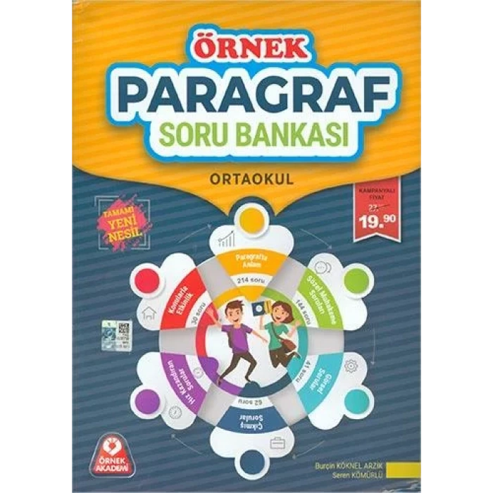 ÖRNEK AKADEMİ ÖRNEK PARAGRAF SORU BANKASI ORTAOKUL