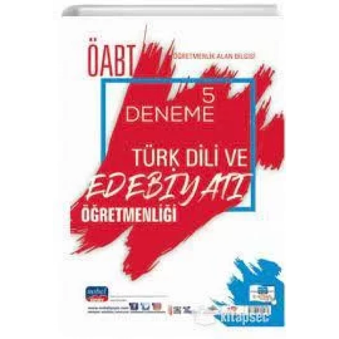 ÖABT TÜRK DİLİ EDEBİYATI ÖĞR. 5 DENEME