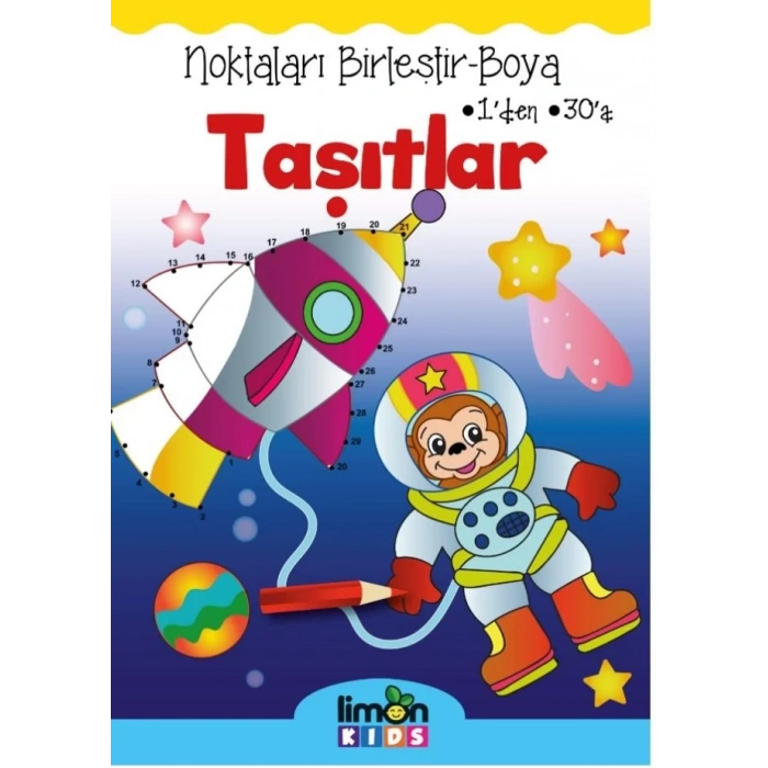 NOKTALARI BİRLEŞTİR BOYA TAŞITLAR - LİMON KİDS