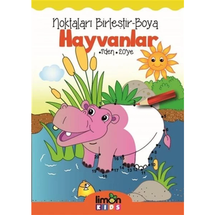 NOKTALARI BİRLEŞTİR BOYA HAYVANLAR -  LİMON KIDS