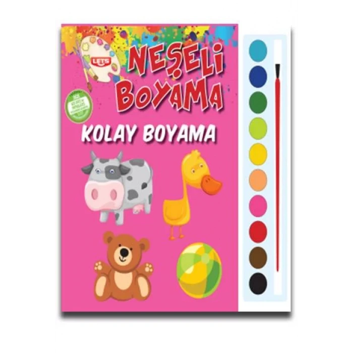 NEŞELİ BOYAMA KOLAY BOYAMA (SULUBOYALI) - PARILTI