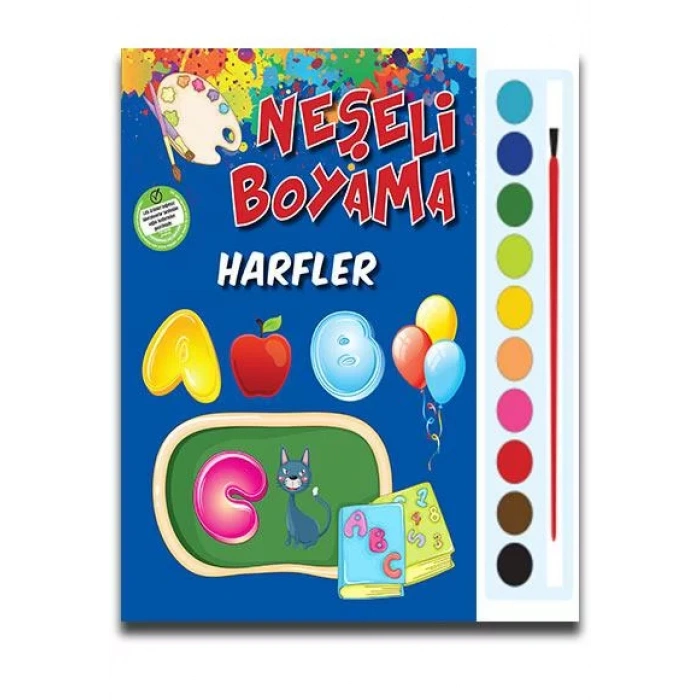 NEŞELİ BOYAMA HARFLER (SULUBOYALI) - PARILTI