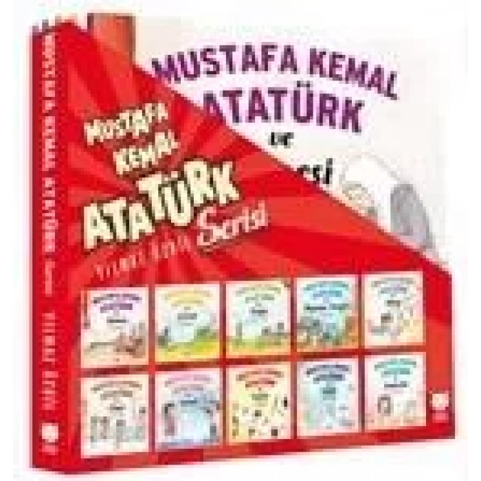 MUSTAFA KEMAL ATATÜRK SERİSİ (10 KİTAP)-KIRMIZIKED