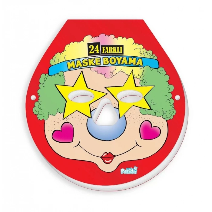 MAVİ PANDA 24 FARKLI MASKE BOYAMA
