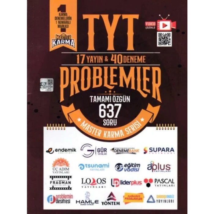 MASTER KARMA TYT PROBLEMLER 40 DENEME