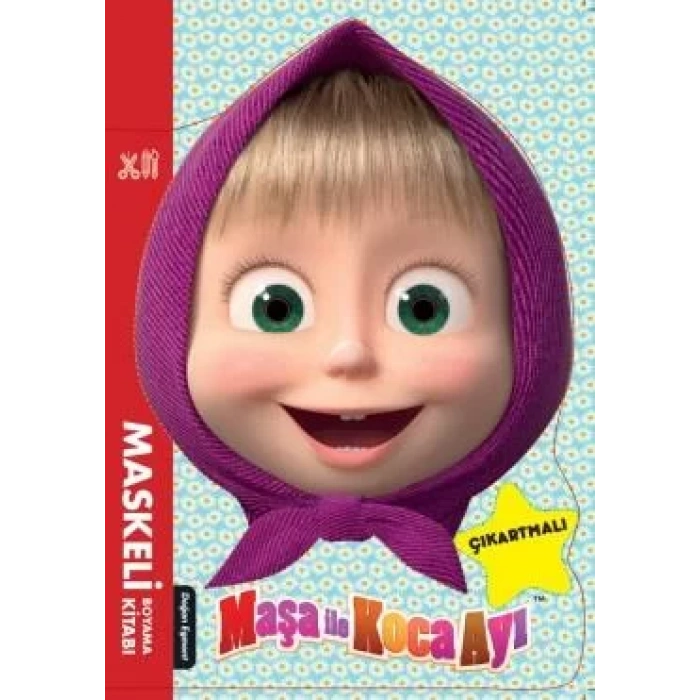 MAŞA İLE KOCA AYI MASKELİ BOYAMA KİTABI -