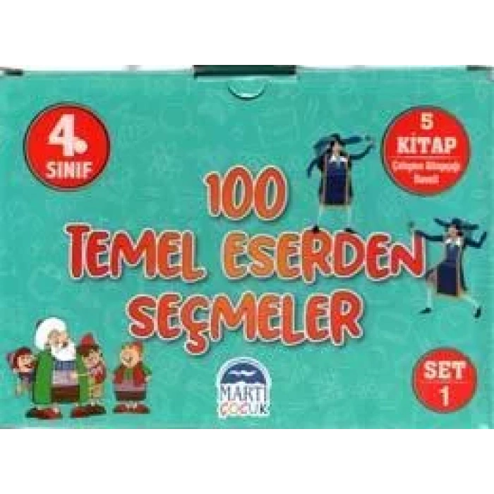 MARTI 4.SINIF 100 TEMEL ESERDEN SEÇMELER SET 1