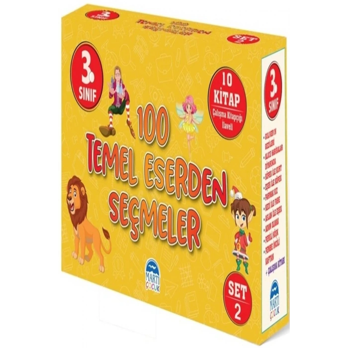 MARTI 3.SINIF 100 TEMEL ESERDEN SEÇMELER SET 2