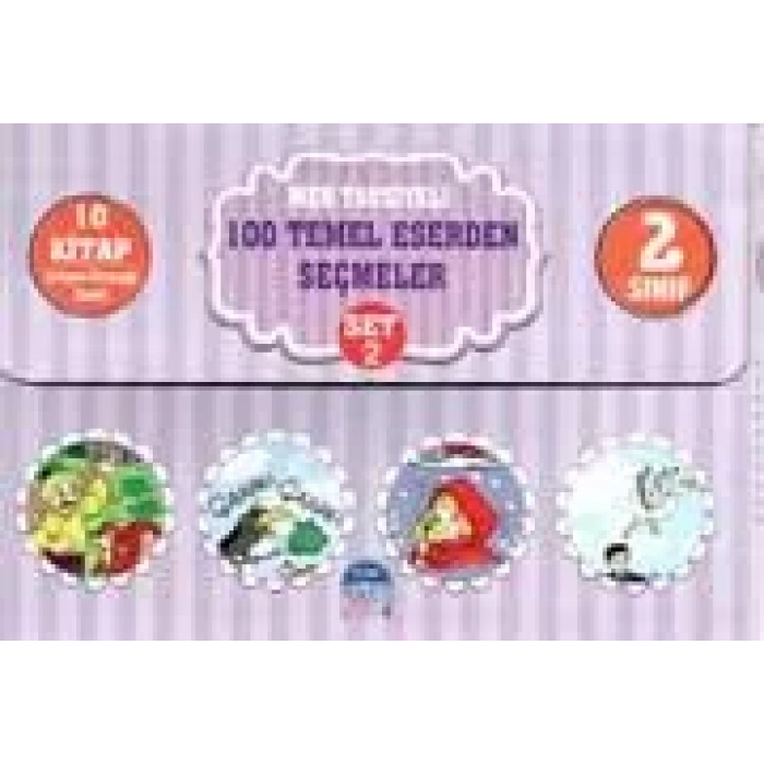 MARTI 2.SINIF 100 TEMEL ESER SET 2 MOR 10 KİTAP