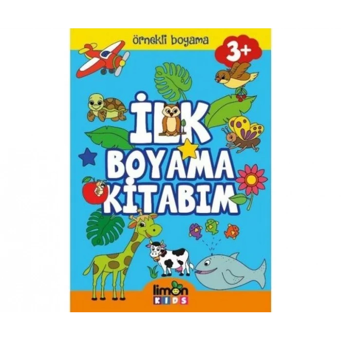 LİMON KİDS İLK BOYAMA KİTABIM ÖRNEKLİ
