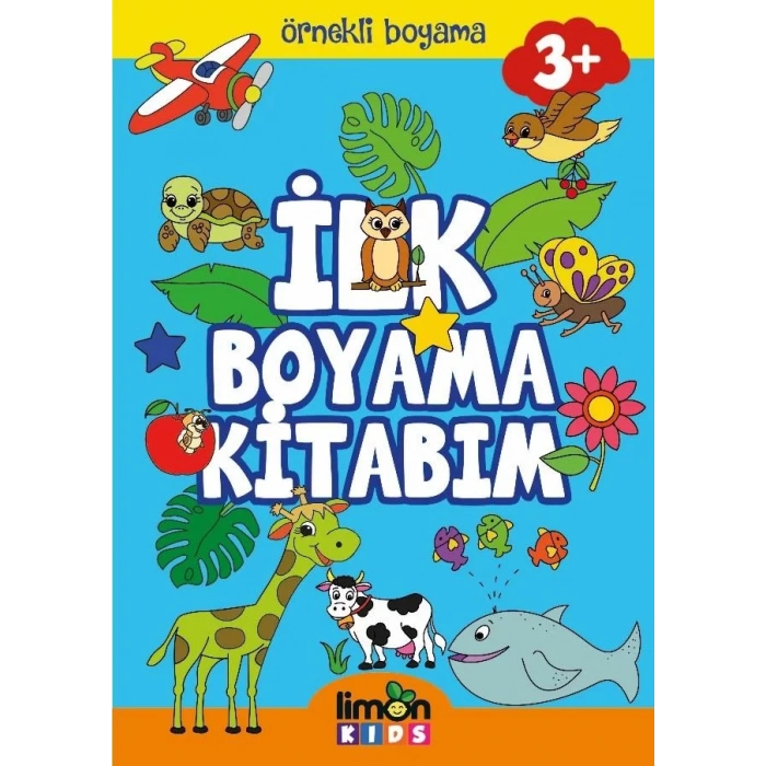 LİMON KİDS İLK BOYAMA KİTABIM ÖRNEKLİ