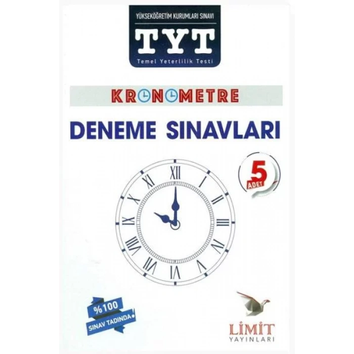 LİMİT TYT KRONOMETRE 5 Lİ DENEME SETİ