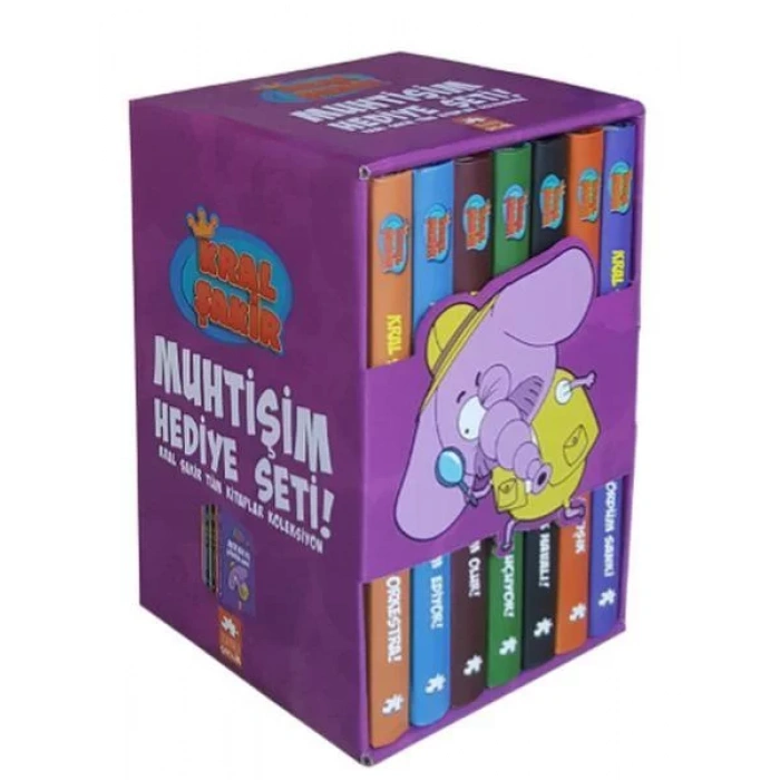 KRAL ŞAKİR SETİ MOR KUTULU (7 KİTAP)