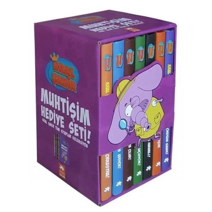 KRAL ŞAKİR SETİ MOR KUTULU (7 KİTAP)