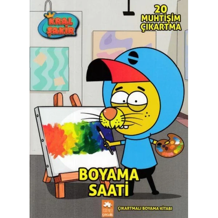 KRAL ŞAKİR ÇIKARTMALI BOYAMA BOYAMA SAATİ