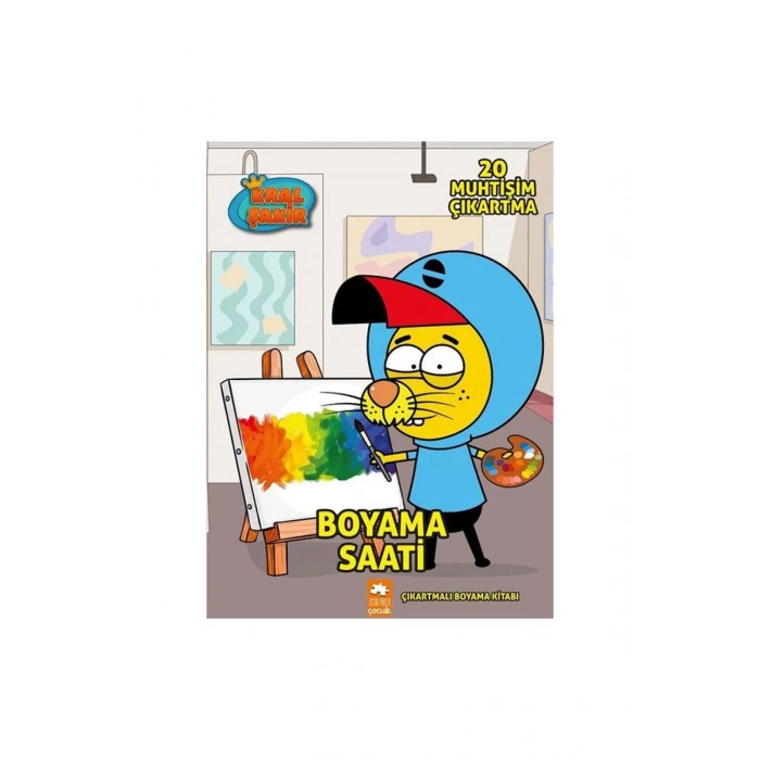 KRAL ŞAKİR ÇIKARTMALI BOYAMA BOYAMA SAATİ