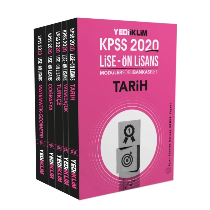 KPSS LİSE ÖNLİSANS MODÜLER SORU BANKASI  2020