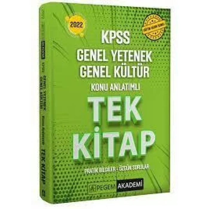 KPSS 2022 Genel Yetenek Genel Kültür Konu Anlatıml