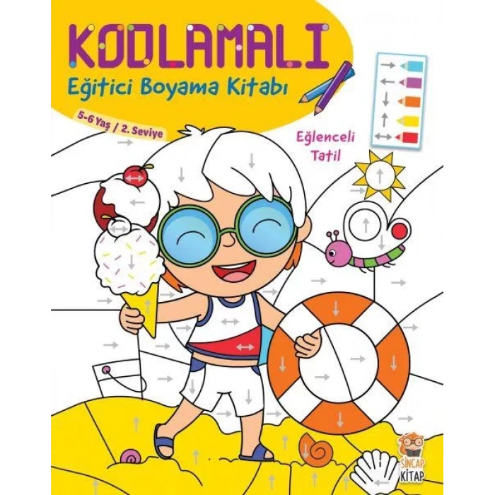 KODLAMALI EĞİTİCİ BOYAMA EĞLENCELİ TATİL