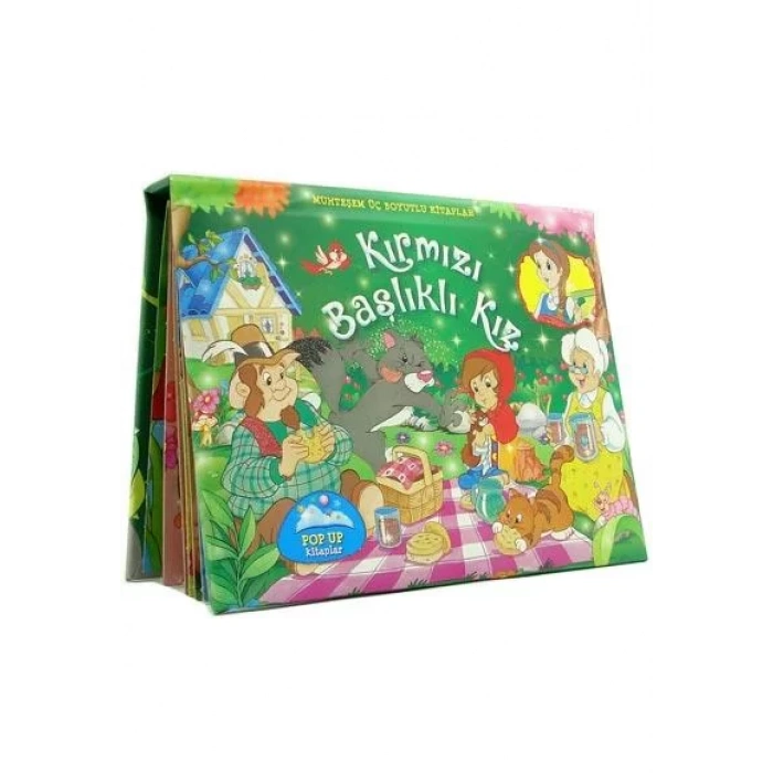 KIRMIZI BAŞLIKLI KIZ 3 BOYUTLU POPUP-ÇOCUK GEZEGEN