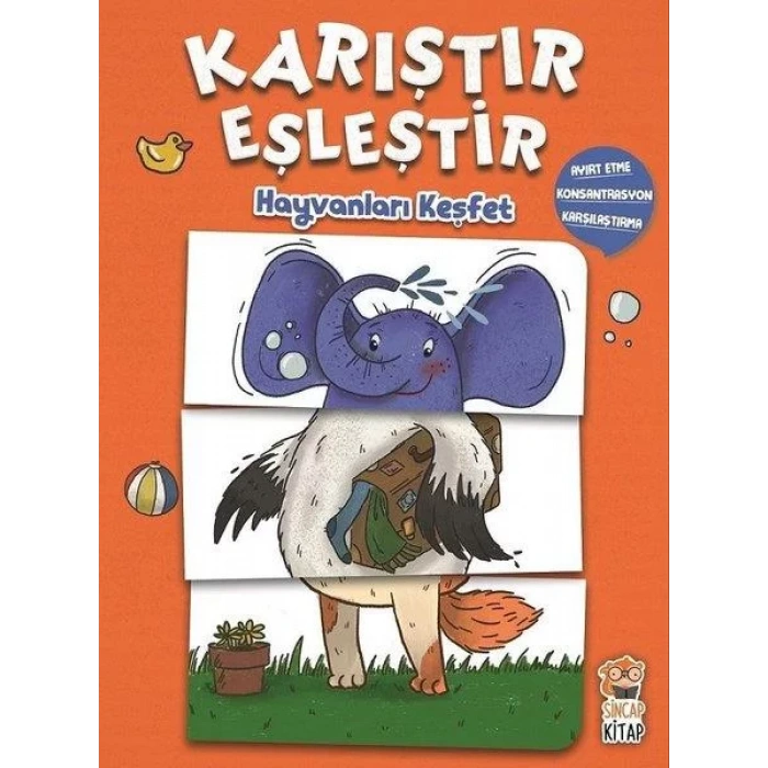 KARIŞTIR EŞLEŞTİR HAYVANLARI KEŞFET - SİNCAP KİTAP