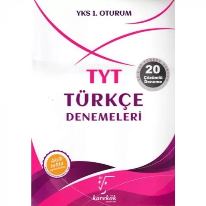 KAREKÖK TYT TÜRKÇE 20 DENEME (ÇÖZÜMLÜ)