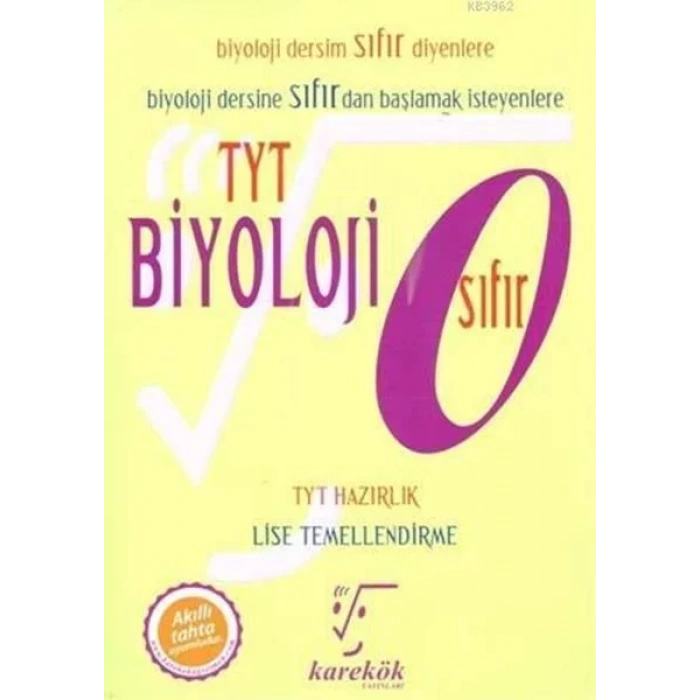 KAREKÖK TYT BİYOLOJİ SIFIR