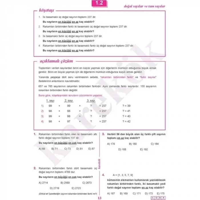 KAREKÖK MATEMATİK SIFIR